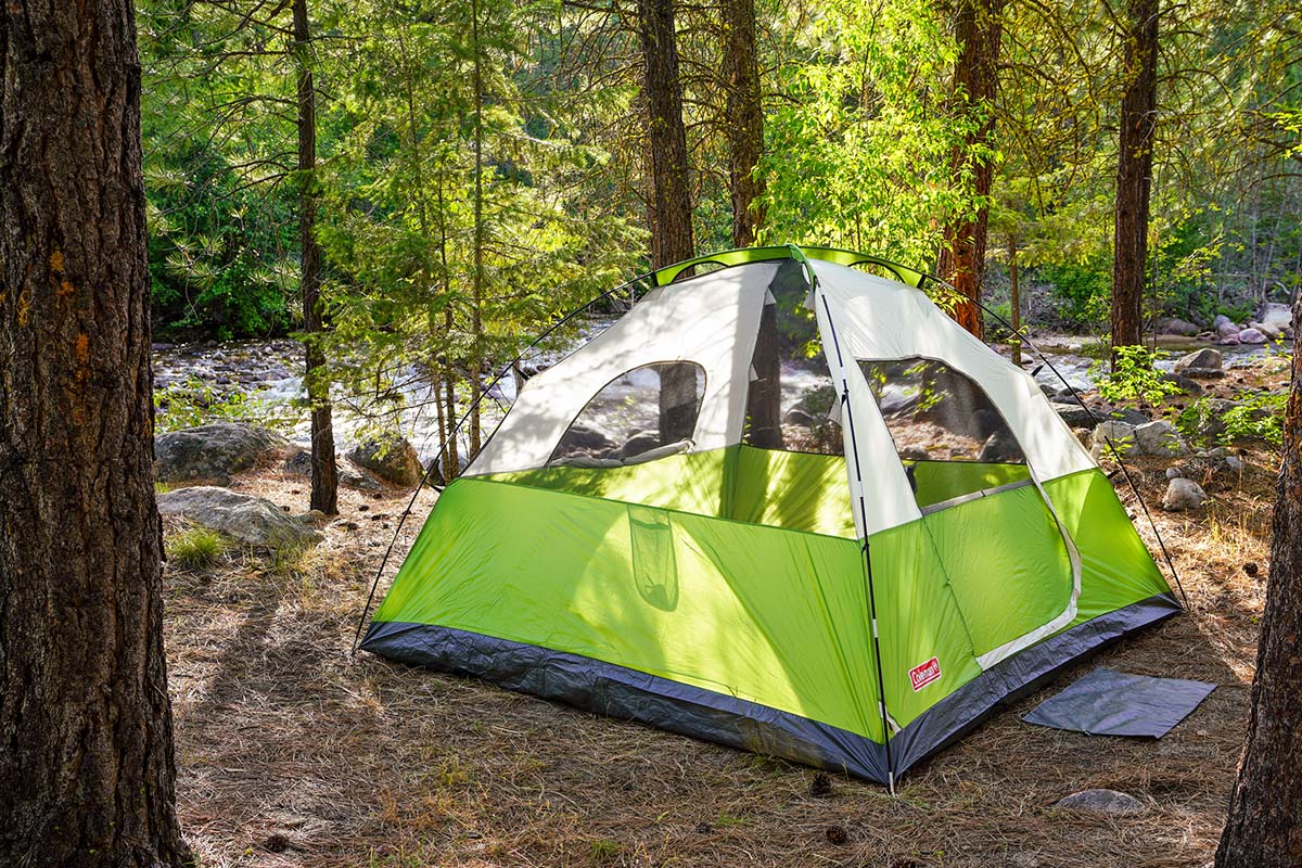 Coleman store dome tent